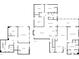 Detailed floor plan showcasing the layout with bedrooms, bathrooms, living spaces, and kitchen at 1704 Golf Link Dr, Stone Mountain, GA 30088