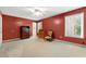 Spacious main bedroom with ensuite bathroom and built in storage at 3923 Lookout Point Dr, Marietta, GA 30066