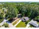 An aerial view of a well-maintained home with mature trees and landscaping at 404 Bridlewood Cir, Decatur, GA 30030