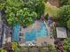 Aerial view of community pools and green space, providing a relaxing and recreational environment at 195 Arizona Ne Ave # 203, Atlanta, GA 30307