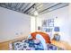 Bedroom with colorful rug, high ceilings and pendant lighting at 195 Arizona Ne Ave # 203, Atlanta, GA 30307