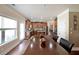 Bright eat-in kitchen featuring wood cabinets, stainless steel appliances, and granite counters at 3798 Spring Place Ct, Loganville, GA 30052