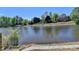 Picturesque lake view showcasing the waterfront scenery and surrounding trees at 870 Longstone Lndg, Alpharetta, GA 30022