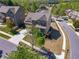 Stunning aerial view of the home showcasing its location in a well-manicured neighborhood at 1060 Crescent Ridge Dr, Buford, GA 30518