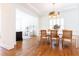 Spacious dining area with access to the living room and kitchen at 3759 Wescott Ne Cv, Brookhaven, GA 30319