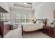 This cozy bedroom offers a serene retreat with ample natural light and stylish furnishings at 518 Coral St, Marietta, GA 30064