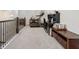 Spacious loft features an exercise area and built-in desk, providing a flexible living space at 518 Coral St, Marietta, GA 30064