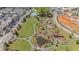 Beautiful community park featuring walking trails, green spaces, a playground, and a pond at 127 Ravenhurst Dr, Fayetteville, GA 30214