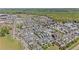 Captivating aerial shot of a real estate showcasing lovely homes and tree-lined streets at 127 Ravenhurst Dr, Fayetteville, GA 30214