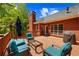 Spacious backyard deck is perfect for outdoor living and entertaining at 215 The Farm Rd, Mcdonough, GA 30252