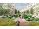 Attractive street view in walkable neighborhood with lush landscaping and sidewalks at 3409 Catalan Aly, Decatur, GA 30032