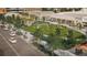 Beautiful town square with lush green space, seating, shopping and pedestrian walkways at 3409 Catalan Aly, Decatur, GA 30032