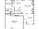 Open-concept floor plan features a spacious kitchen, Gathering room, dining area, and a three-car garage at 3375 Hillshire Dr, Cumming, GA 30028