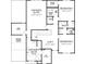 Upstairs floor plan boasts a loft, laundry room, owner's suite, and 3 more bedrooms with walk-in closets at 3375 Hillshire Dr, Cumming, GA 30028