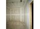 Unfinished room showing drywall with an unfinished floor and wood frame doorway at 3375 Hillshire Dr, Cumming, GA 30028