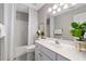 Bathroom boasts modern fixtures and finishes at 1031 Ludwick Way, Lawrenceville, GA 30046