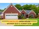 Charming single-story red brick home with a two-car garage and landscaped front yard at 1031 Ludwick Way, Lawrenceville, GA 30046