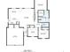 Detailed floor plan showcasing the layout of the home with dimensions for each room and living space at 1220 Paddocks Way, Powder Springs, GA 30127