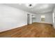 Bright living room featuring hardwood floors and a large window at 1917 Connally Dr, Atlanta, GA 30344