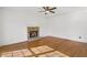 Living room features hardwood floors, brick fireplace, and great natural light at 1268 Windsor Glen Dr, Douglasville, GA 30134