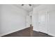 Inviting bedroom features hardwood floors and neutral walls, providing a blank canvas for personalization and style at 124 Aj Welch Jr Way, Mcdonough, GA 30252
