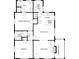 Detailed floorplan showcasing the layout of the home with labeled rooms and dimensions at 1575 Linda Sw Way, Atlanta, GA 30310