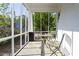 Charming screened porch with seating and a view of the surrounding yard and neighborhood at 1575 Linda Sw Way, Atlanta, GA 30310