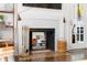 Close-up of the fireplace with tiled surround and stylish decor at 1611 Belmont Sw Ave, Atlanta, GA 30310