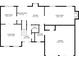Floor plan layout highlighting the kitchen, dining room, and Gathering room dimensions at 5223 Hollyfield Dr, Stone Mountain, GA 30088