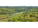 Picturesque aerial view of the lush green forest and winding Chattahoochee River at 126 Abbington River Ln, Atlanta, GA 30339