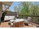 Outdoor deck with outdoor seating at 126 Abbington River Ln, Atlanta, GA 30339