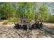 Inviting fire pit area surrounded by comfortable seating, perfect for gatherings at 126 Abbington River Ln, Atlanta, GA 30339