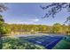 Well-maintained tennis courts with a gazebo, perfect for sports and recreation at 2175 Eagle Trce, Cumming, GA 30040