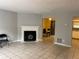 Living room featuring tile floors and a fireplace at 3082 Revere Ct, Atlanta, GA 30340