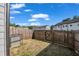 Backyard with wooden fence providing privacy and enclosure at 4142 Spring Valley Cir # 65, Tucker, GA 30084