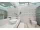 Elegant bathroom with double sinks, modern fixtures, and great lighting at 120 Ralph Mcgill Ne Blvd # 1304 & 1305, Atlanta, GA 30308
