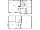 Detailed floor plan showcasing the layout of the two-story home, including bedrooms, bathrooms, kitchen, and living areas at 5790 Ivywood Dr, Lithonia, GA 30038