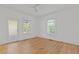 Bright bedroom with hardwood floors, fresh white paint, and natural light at 873 United Se Ave, Atlanta, GA 30312