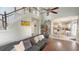 Open-concept living area with hardwood floors, staircase, and an inviting atmosphere at 2144 Beacon Crest Drive, Buford, GA 30519