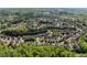 Aerial view of a lush neighborhood in a desirable area at 3709 Baxley Ridge Dr, Suwanee, GA 30024