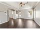 Large main bedroom featuring vaulted ceiling, hardwood floors, and ensuite bathroom at 3709 Baxley Ridge Dr, Suwanee, GA 30024