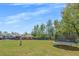 Expansive backyard featuring trampoline, recreational areas, and potential for outdoor activities at 12 Little Creek Manor Dr, Dallas, GA 30157