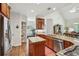 Spacious kitchen with granite countertops, stainless steel appliances, and eat-in breakfast area at 2095 Southers Cir, Suwanee, GA 30024