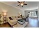 Spacious living room with hardwood floors, comfortable seating, and modern decor for a welcoming atmosphere at 1372 Doublegate Dr, Atlanta, GA 30319