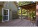 Outdoor deck area with comfortable furniture and an inviting atmosphere for guests at 415 Westlake Nw Ct, Marietta, GA 30064