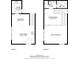 Floorplan showing the layout of both floors, including a living room, sitting room, and bedrooms at 1105 Crest Valley Dr, Sandy Springs, GA 30327