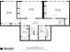 Upstairs floorplan featuring bedrooms, bathrooms, a laundry room and an electrical room at 1105 Crest Valley Dr, Sandy Springs, GA 30327