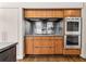 Kitchen with wood cabinets and stainless steel appliances at 1105 Crest Valley Dr, Sandy Springs, GA 30327