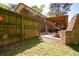 Exterior backyard with privacy fence and covered patio area at 1650 Randee Nw St, Atlanta, GA 30318