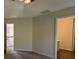 Spacious bedroom featuring neutral walls and ceiling fan at 2432 Pendergrass Ln, Ellenwood, GA 30294